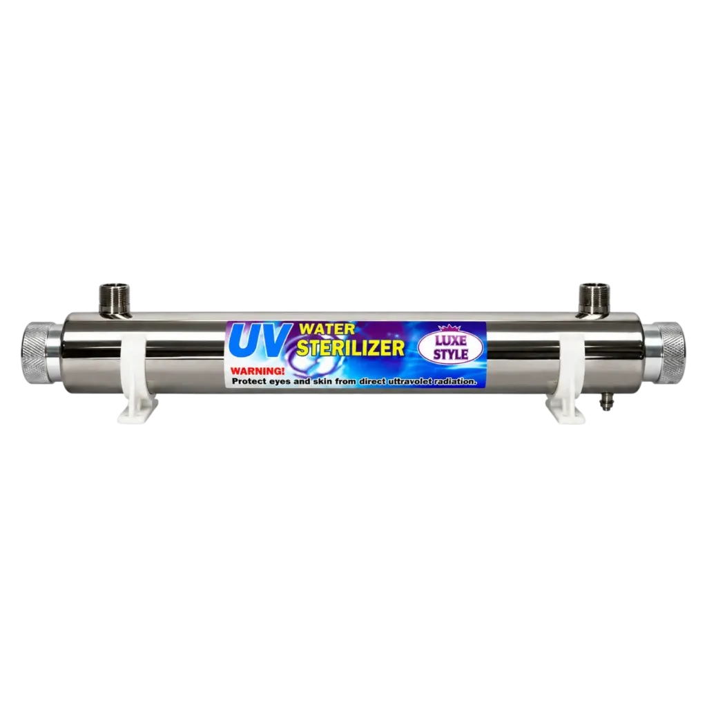 [654822] UV Lamp Water Sterilizer Luxe Style 25W – 1/2" Max. 1.1 m³/h