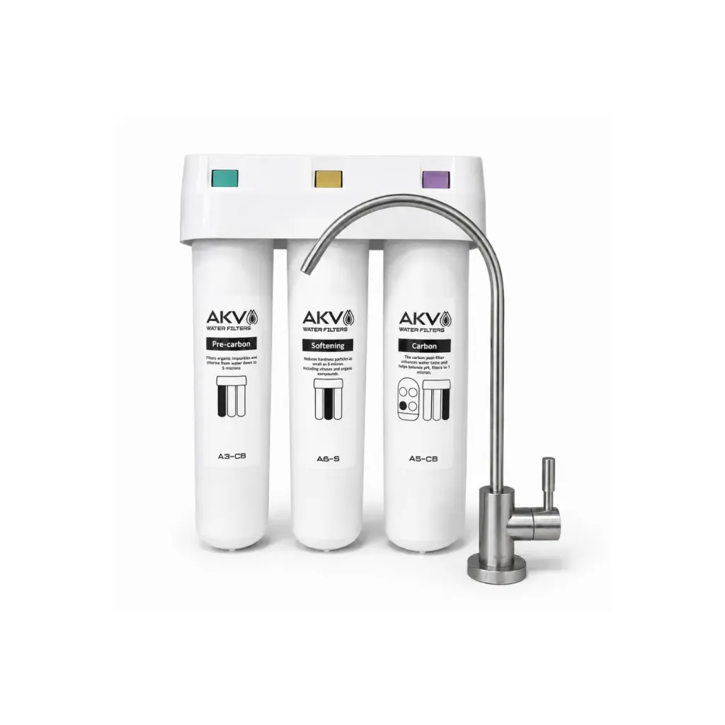 [537415] 3-Stage Filtration System with Softening AKV LYTE ECO SOFT 