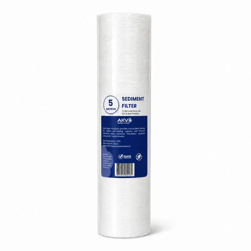 AKV PP Sediment Filter 2.5" x 10" 5 mic