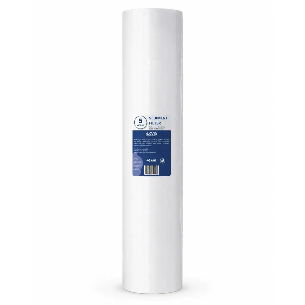 AKV PP Sediment Filter 4.5" x 20" 5 mic for Big Blue