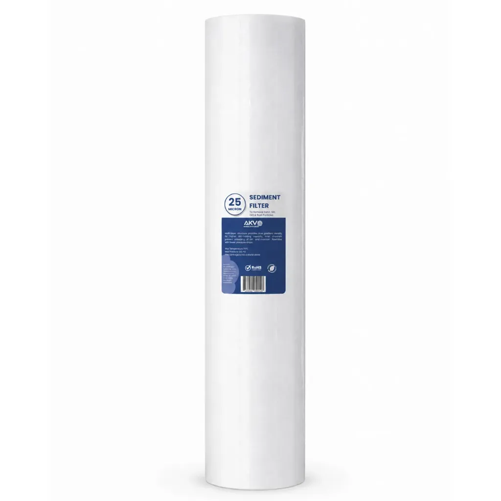 AKV PP Sediment Filter 4.5" x 20" 25 mic for Big Blue