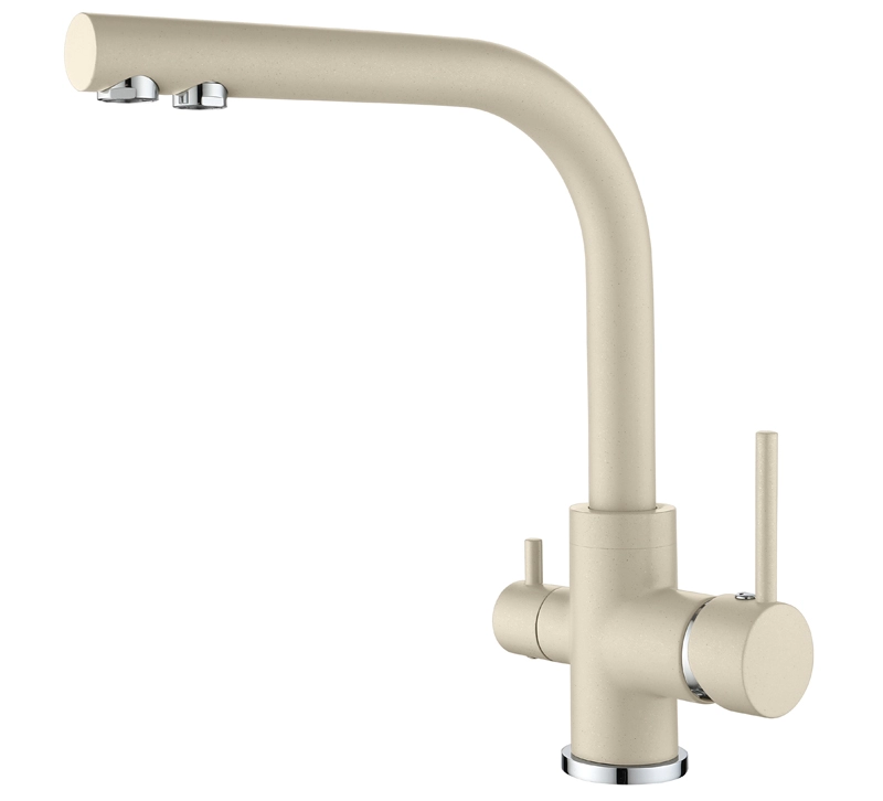 Helika 3 in 1 Faucet Akvaduo 2663L-111 Silica