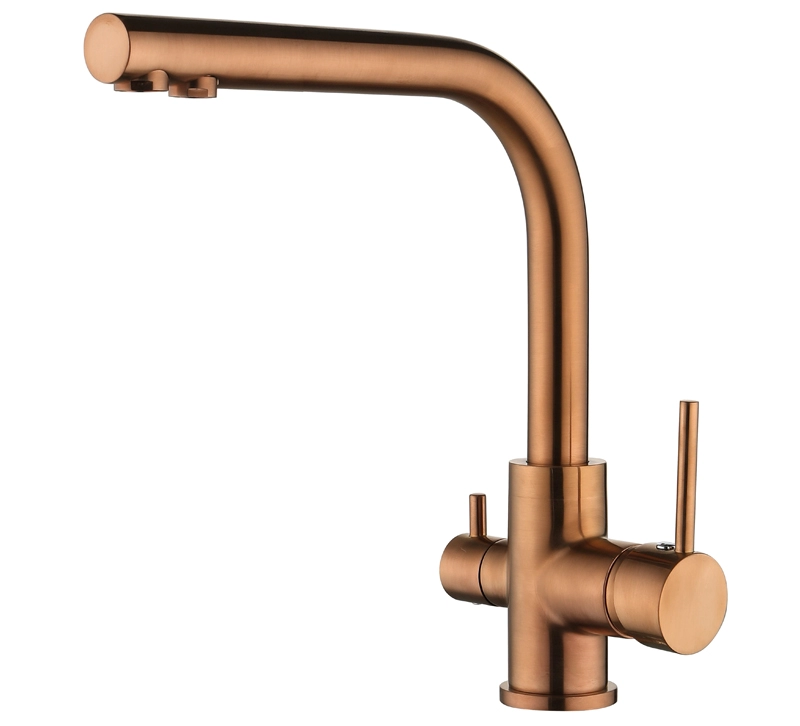 [2663L-C Copper] Смеситель кухонный 3 в 1 Helika Akvaduo 2663L-C Copper