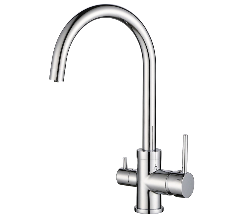 Kolm-ühes segisti Helika Sabiaduo 2963-001 Chrome