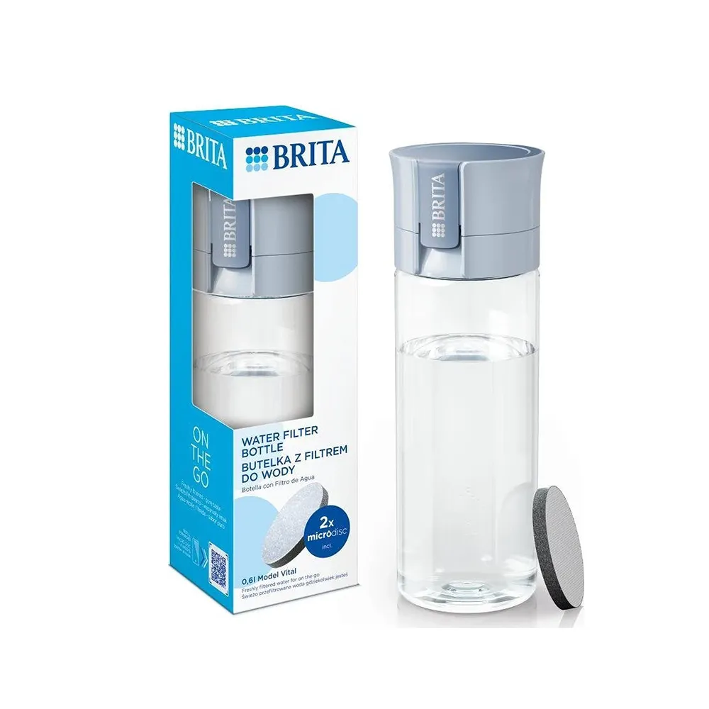 [1052262] Brita Vital filtripudel 0.6L Helesinine
