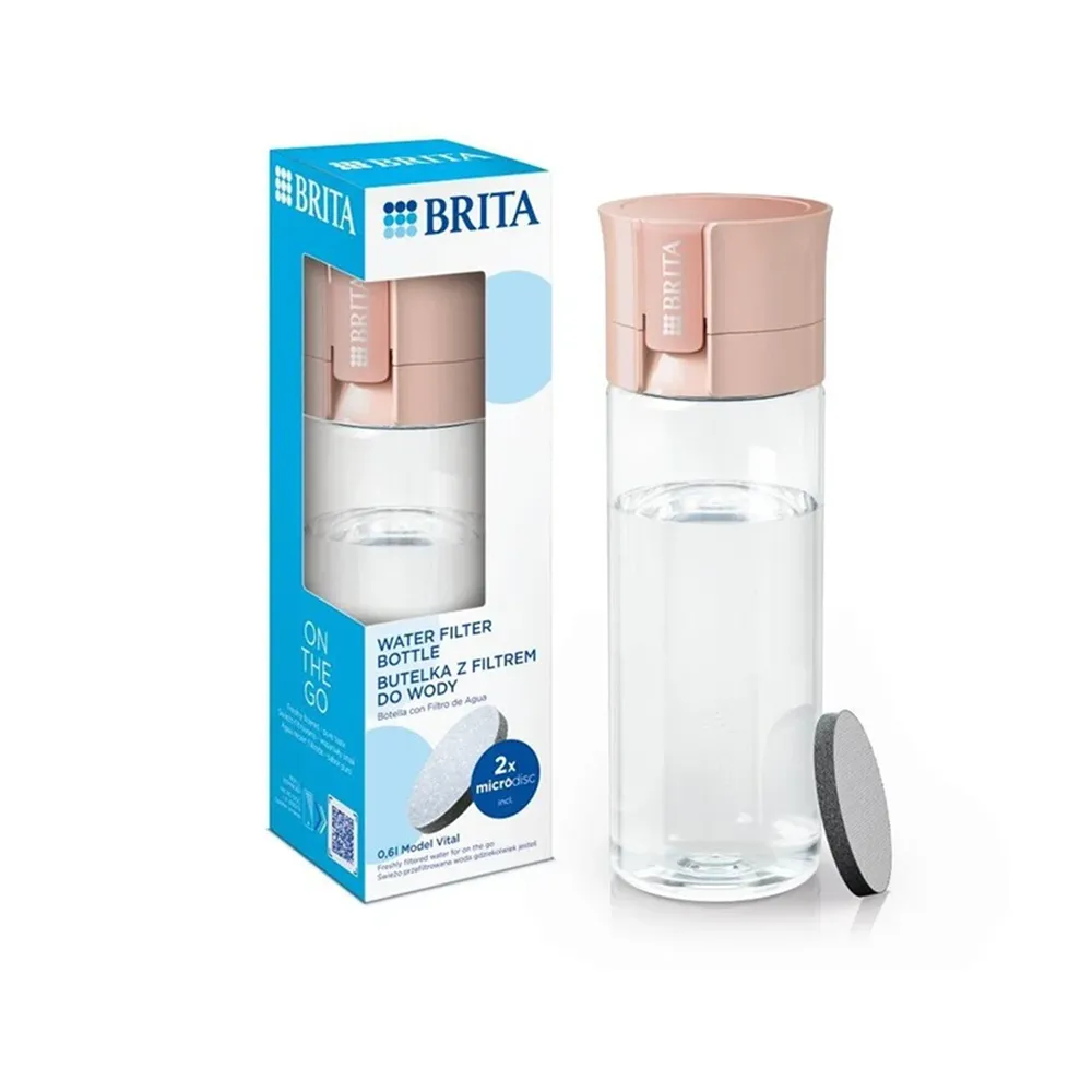 [1052264] Brita Vital filtripudel 0.6L Aprikoos